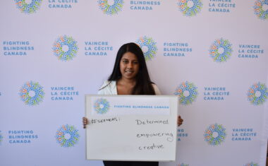 Ramya holding whiteboard #SeeMeAs