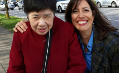 Jean Ip with Director of Philanthropy, Ann Morrison