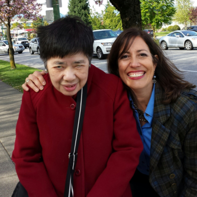 Jean Ip with Director of Philanthropy, Ann Morrison