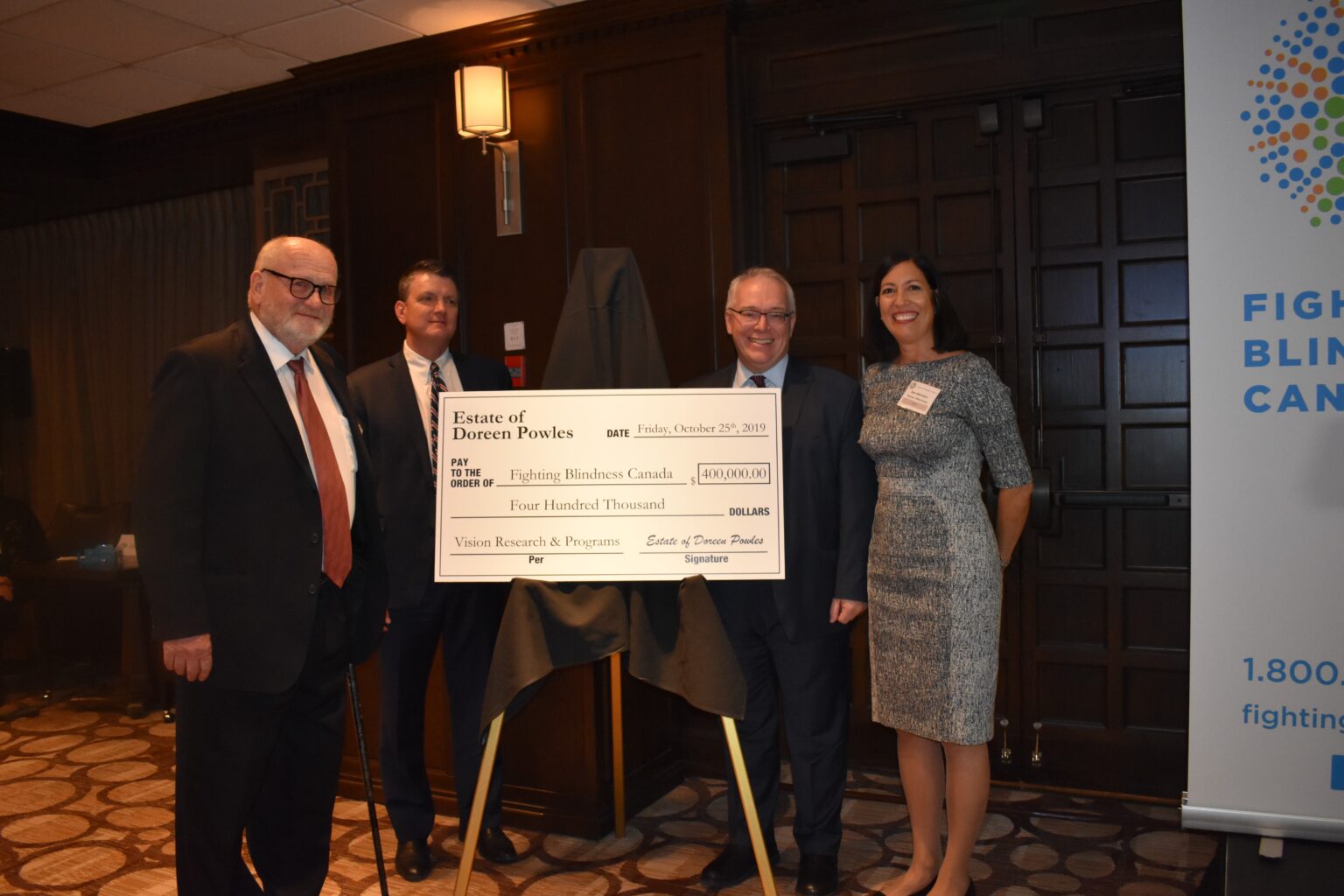 Leaving a legacy to fight blindness Fighting Blindness Canada (FBC)