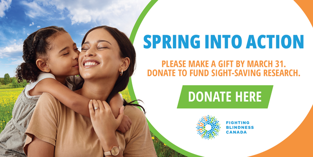 spring into action please make a gift by march 31 donate to fund sight-saving research