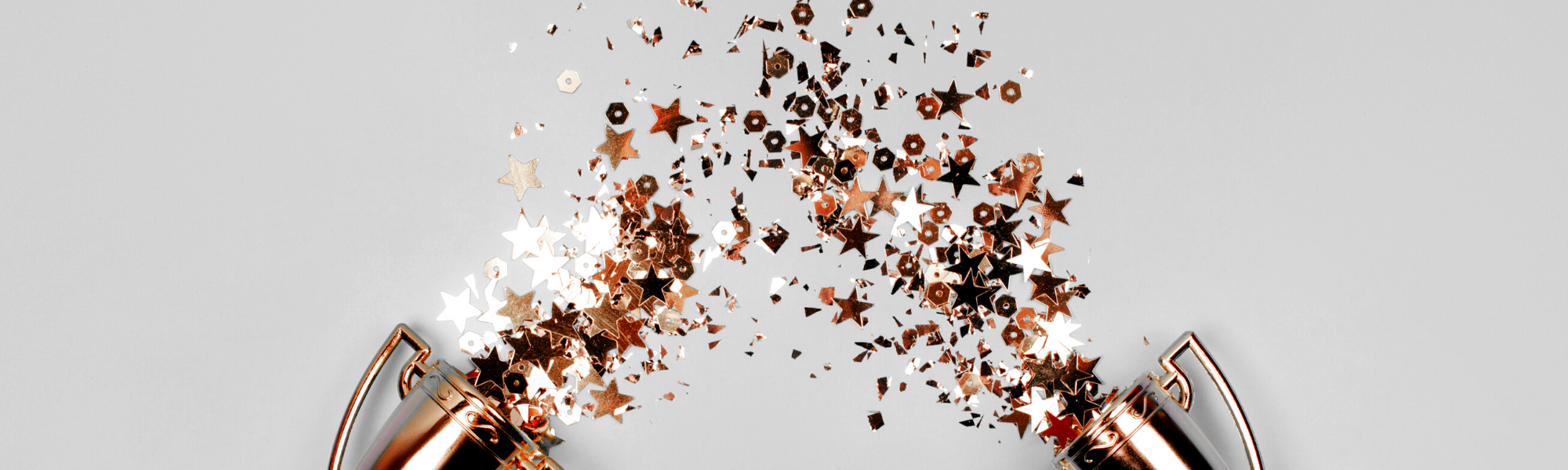 Image is of a glitter and trophies