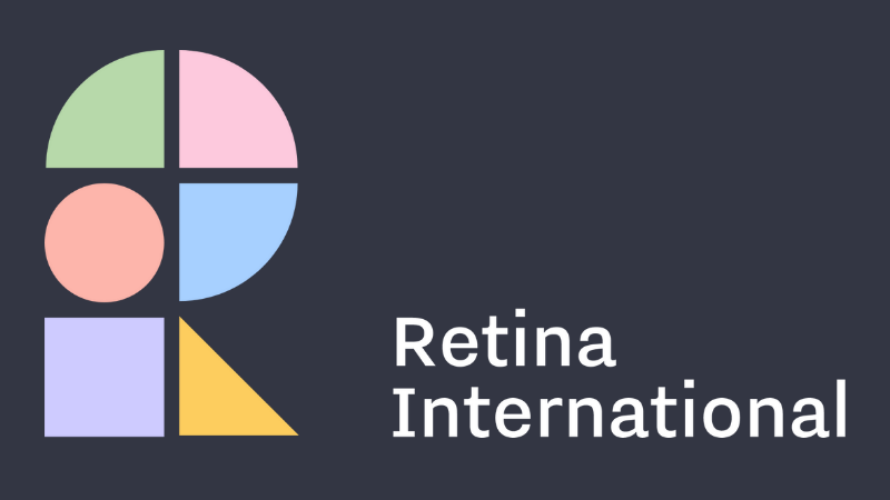 Image is of the Retina International logo