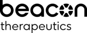 Image is of the Beacon Therapeutics logo.