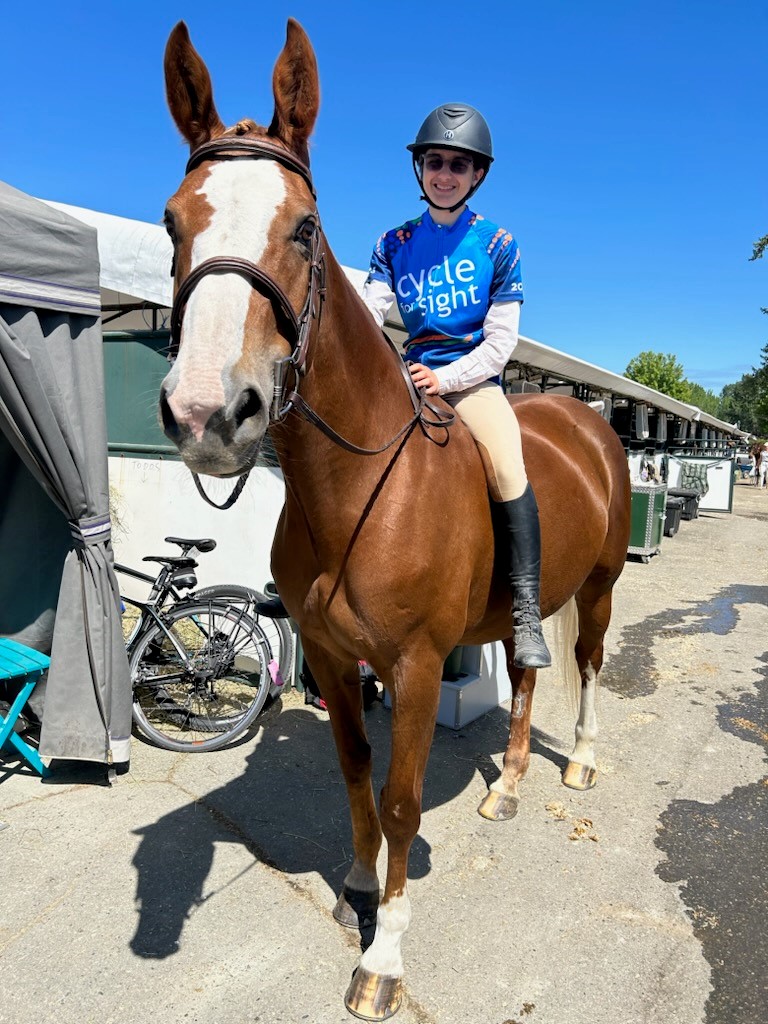 Image is of Caroline Anson's horse.