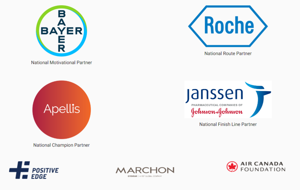 Image is of the Cycle for Sight national sponsors, as listed in the article.