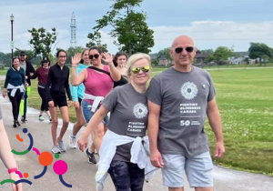 MOVE FOR SIGHT participants walking