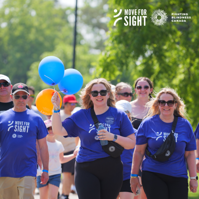 MOVE FOR SIGHT participant