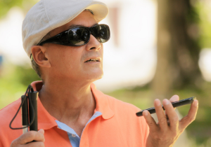 Man using phone